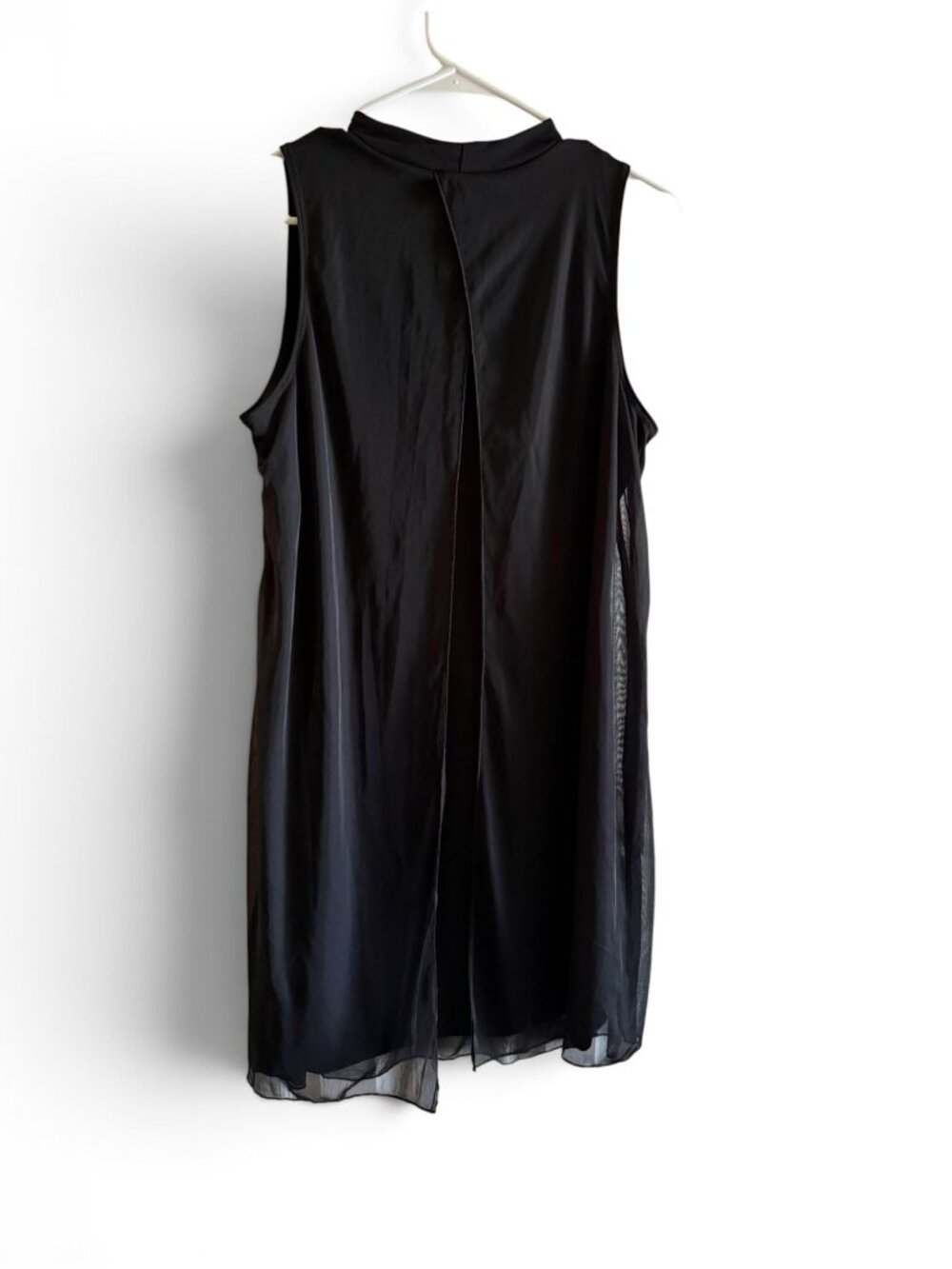 Annalee + Hope Sleeveless Black Dress A Line Mock Neckline L